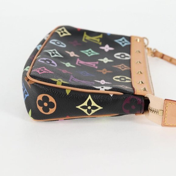LOUIS VUITTON Monogram Multicolor Pochette Accessoires Black - Picture 13 of 16
